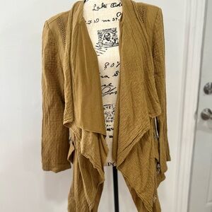 Monoreno Tan Draped Blazer